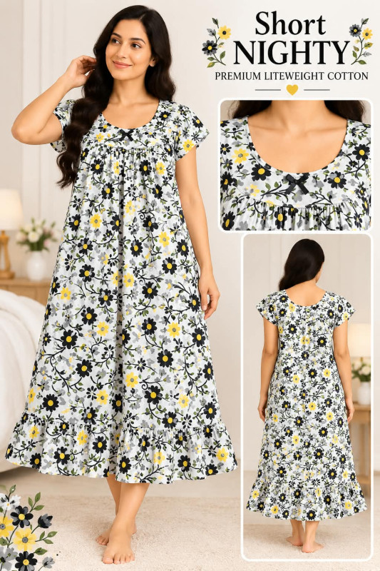 SHORT NIGHTY(SLEEP WEAR)