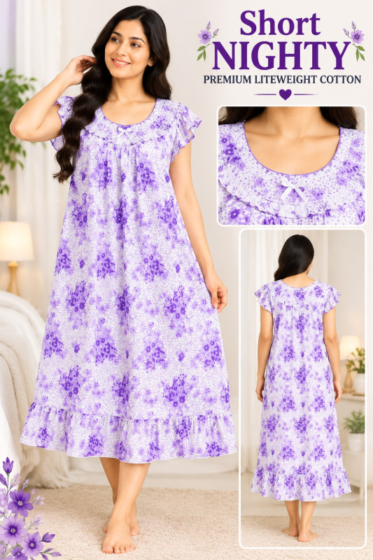 SHORT NIGHTY(SLEEP WEAR)
