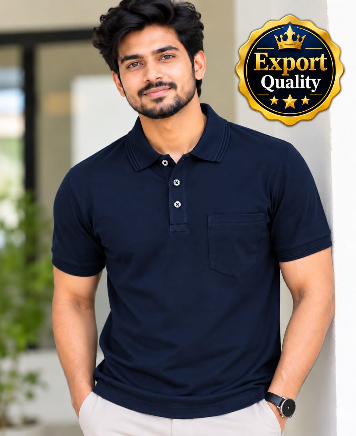 SCORPION BRAND COLLAR T SHIRT