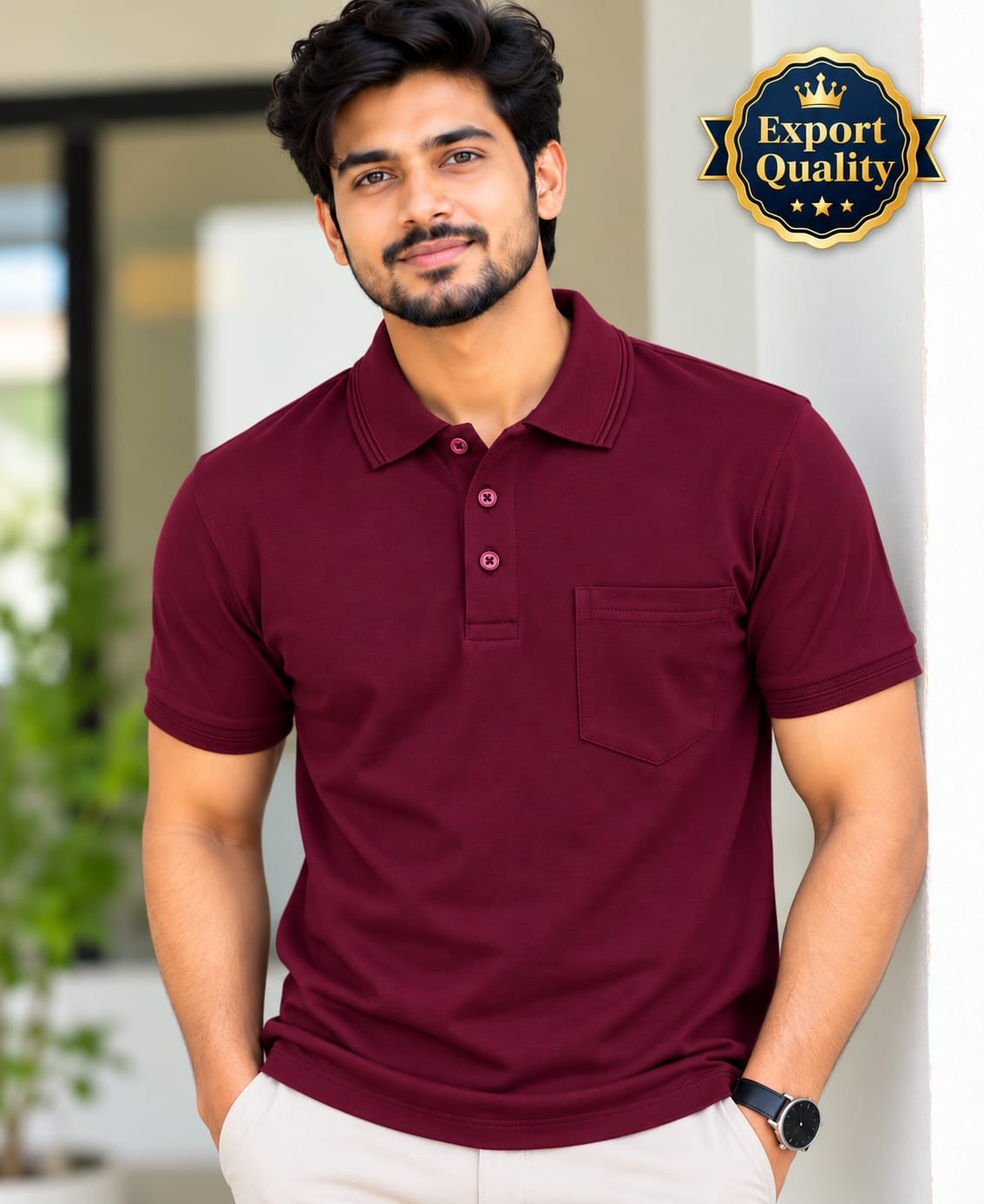 SCORPION BRAND COLLAR T SHIRT