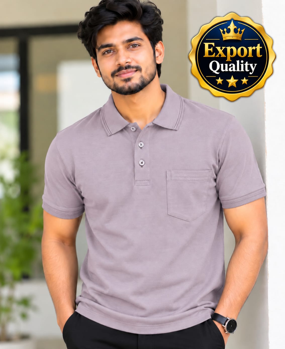 SCORPION BRAND COLLAR T SHIRT