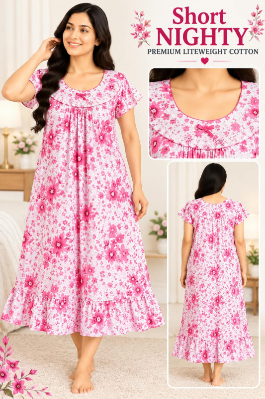 SHORT NIGHTY(SLEEP WEAR)