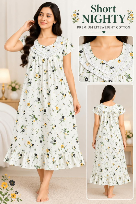 SHORT NIGHTY(SLEEP WEAR)