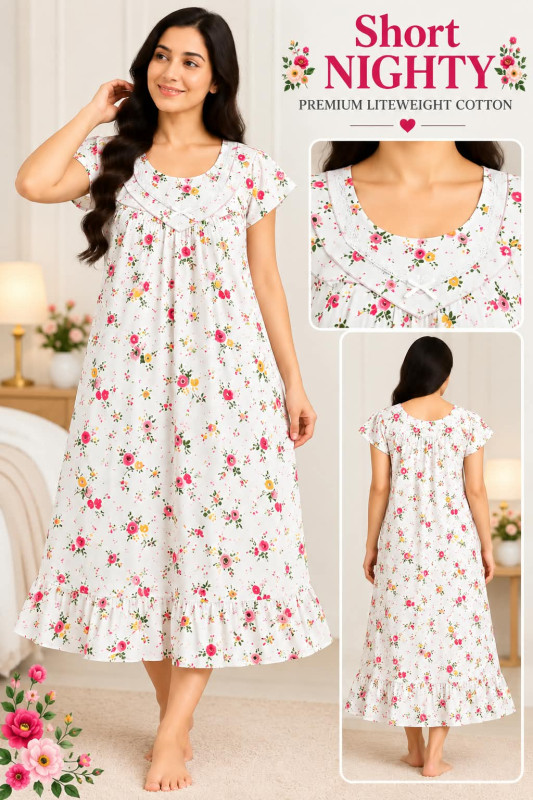 SHORT NIGHTY(SLEEP WEAR)