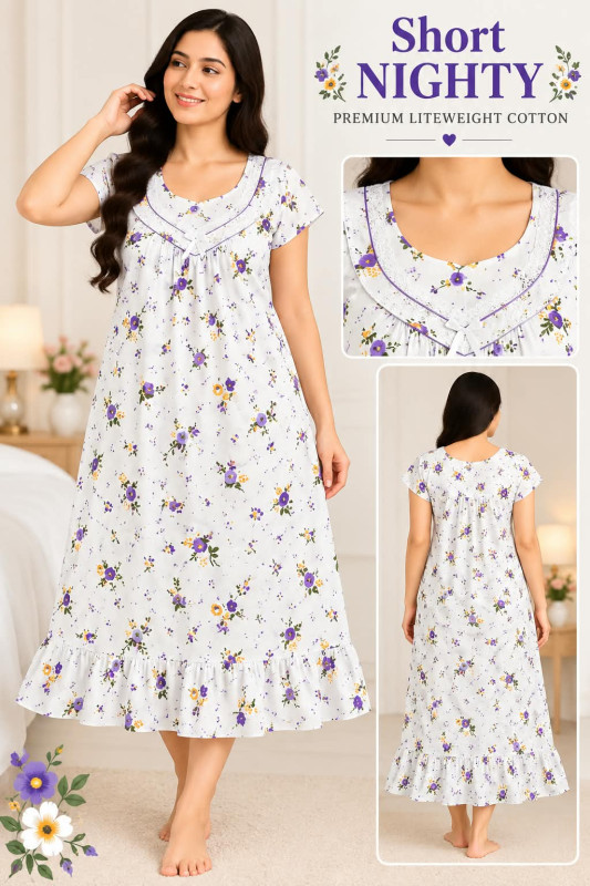 SHORT NIGHTY(SLEEP WEAR)